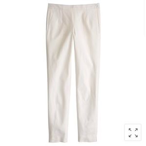 J.Crew- ‘Martie’ Ankle Pant in Off-White